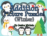 Addition Picture Puzzles {Winter}