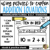Explain Addition Equations Kindergarten Math FLORIDA B.E.S