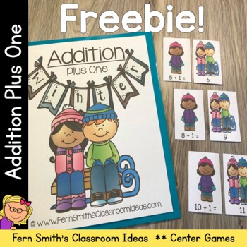 Preview of Addition Plus One Math Centers