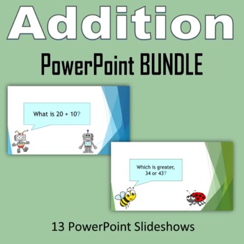 Preview of Addition PowerPoint BUNDLE