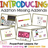 Addition PowerPoint - Missing Addends, Part - Part - Whole