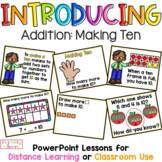 Addition PowerPoint - Making 10, Ten Frames, Distance Learning