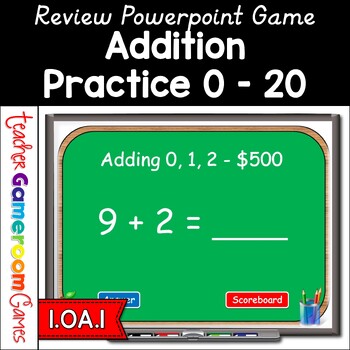 Addition Powerpoint Game by Teacher Gameroom | Teachers Pay Teachers
