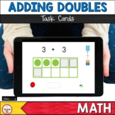 Addition Practice | Adding Doubles to 10 Activity | Boom Cards™