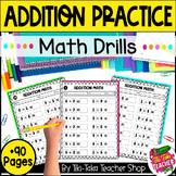 One Digit Addition Practice - Math Drills with Solution