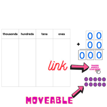 Preview of Addition Practice with Manipulatives