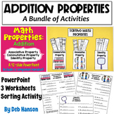 Addition Properties Bundle of Activities: Worksheets, Powe