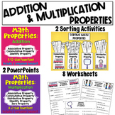 Addition Properties and Multiplication Properties Bundle: 