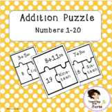 Addition Puzzle Numbers 1-20