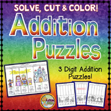 Addition Puzzles to Cut and Paste DOLLAR DEAL