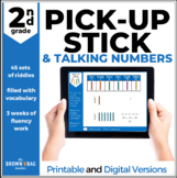 Addition & Skipping Counting: Pick Up Stick, 2nd Grade Num