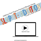 Addition Slap It: Mini-Games for Fact Fluency Practice/Review