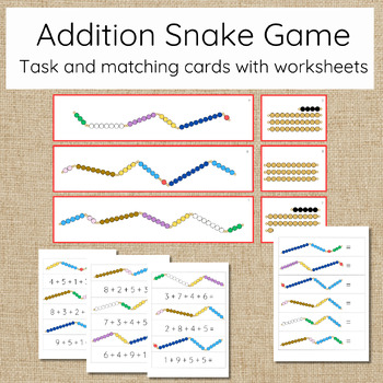 Preview of Addition Snake Game Unit
