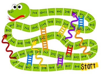 Snakes And Ladders Math Game