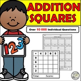 Addition Squares. Enough for the Whole Year! 