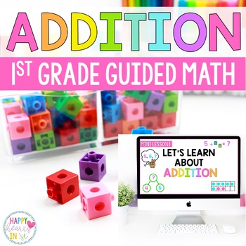 Preview of Addition Strategies 1st Grade Guided Math Unit Activities and Lessons within 20