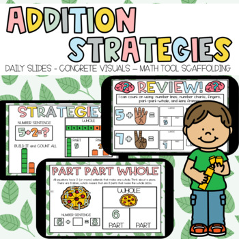 Preview of Addition Strategies - Count All to Count On 