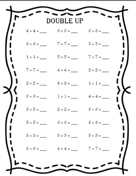 Addition Strategies - Doubles, Near Doubles, Making Ten | TPT