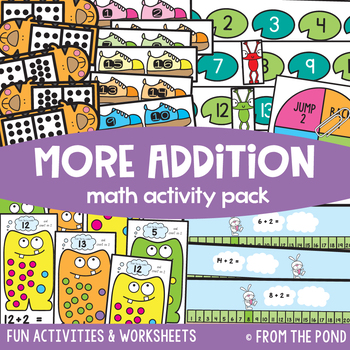 Preview of Addition Strategies Math Games and Activities