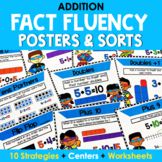 Addition Mental Math Strategies Posters & Sorting Activities