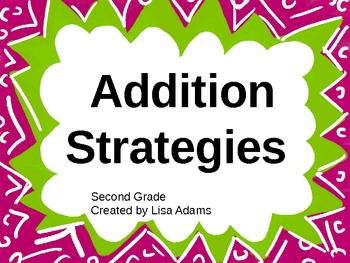 Preview of Addition Strategies Power Point Presentation