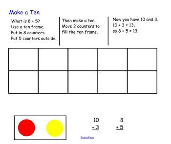 Preview of Addition Strategies SmartBoard activity Harcourt Grade 2