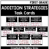 Addition Strategies Task Cards: First Grade Bundle (Sums to 20)