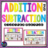 Addition Strategies Posters and Subtraction Strategies Posters - Mental Math
