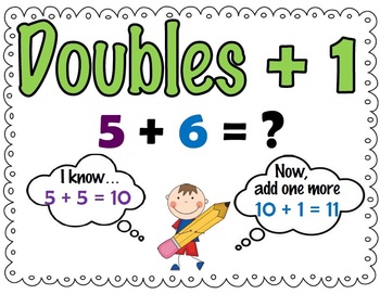 Addition Facts Strategy Practice: Doubles, Double - 1, Doubles + 1