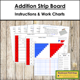 Montessori Addition Strip Board, Charts & Instructions
