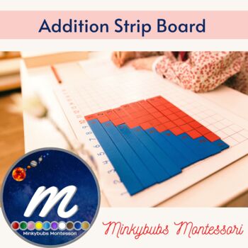 Preview of Addition Strip Board Printable Material - Print & Go!