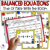 Balancing Equations - Equal Sign - 1st Grade Math - Write 