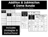 Addition & Subtraction 4 Game Bundle - 188 Games - Bump & 