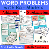 Word Problems with Bar Models  Addition & Subtraction 3rd 