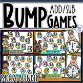 Addition & Subtraction Bump Games using spinners - EASTER 