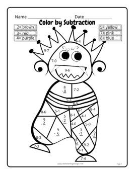 Monsters and Aliens Coloring Book: For Kids Ages 4-8 (Coloring