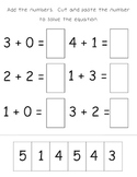 Addition & Subtraction Cut and paste Math Bundle