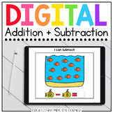Addition + Subtraction Digital Basics for Special Ed | Dis