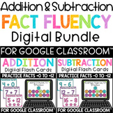 Addition and Subtraction Fact Fluency Flash Cards Digital 