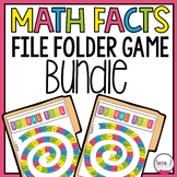 Math Facts Board Games Bundle