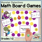 Addition & Subtraction Game Boards/Math Centers/Interventi