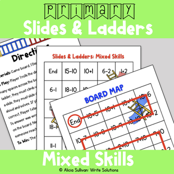Preview of Addition & Subtraction Game: Mixed Skills