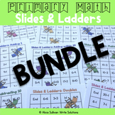 Addition & Subtraction Games: Slides & Ladders Bundle
