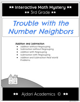 Preview of Addition Subtraction Interactive Math Mystery Activity, Practice & Google Form!