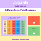 Addition & Subtraction Jeopardy