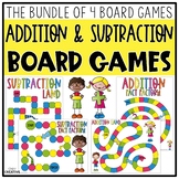 Addition & Subtraction Board Games Bundle