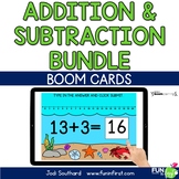 Addition & Subtraction Math Facts Bundle - Digital Task Ca