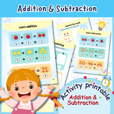 Addition & Subtraction Math Worksheets | Counting Sense Ac
