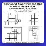 Addition/Subtraction/Multiplication/Division - Templates/W