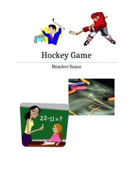 Preview of Addition/Subtraction/Multiplication Hockey Game